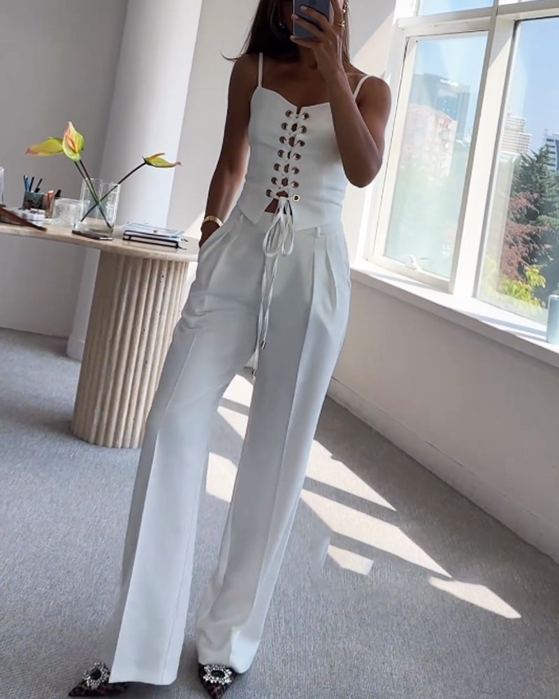 MILENA™ | Lniany zestaw