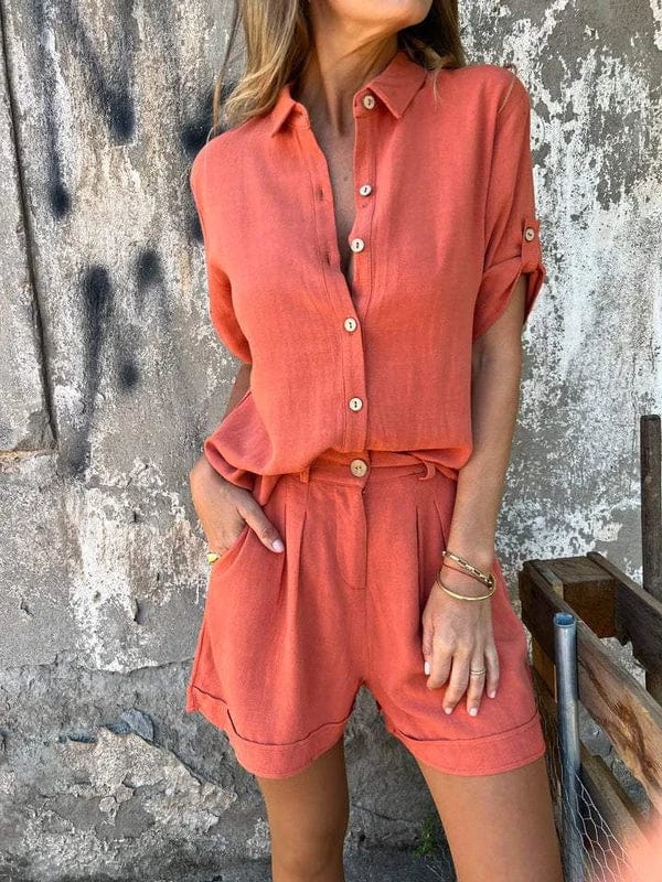 Linnea | Lekki komplet z lnu