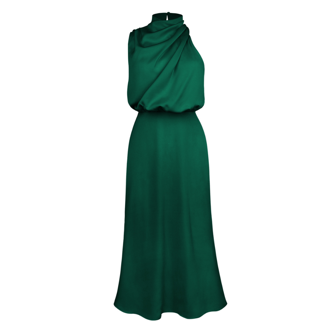 Iza | Elegancka sukienka z jedwabiu