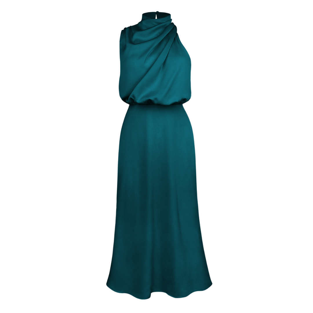 Iza | Elegancka sukienka z jedwabiu