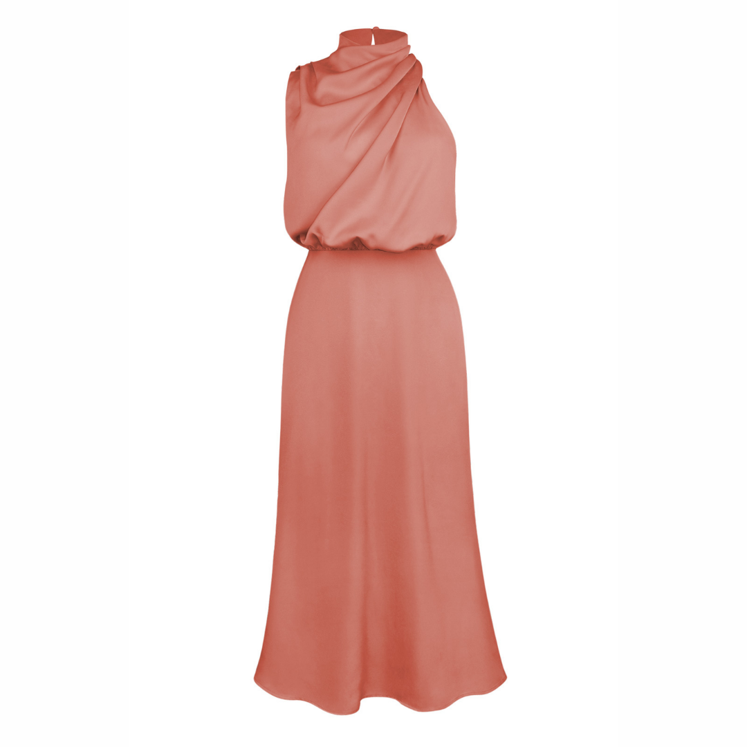 Iza | Elegancka sukienka z jedwabiu