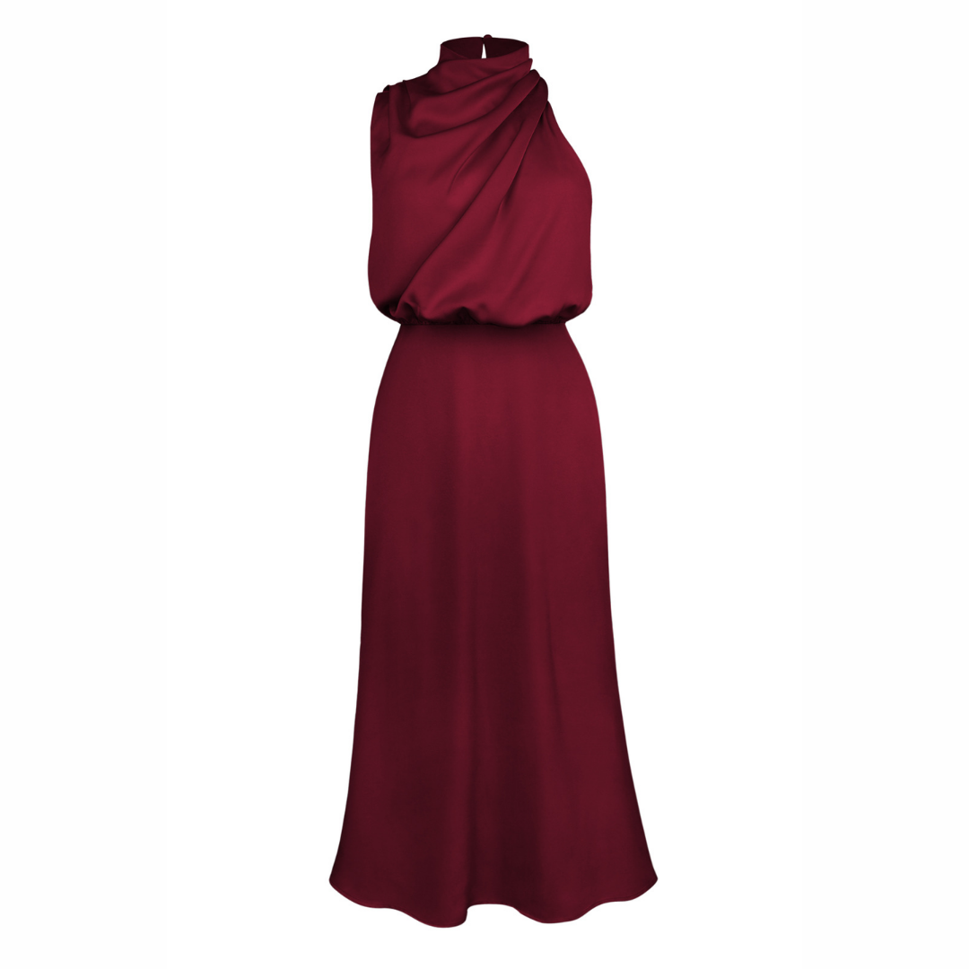 Iza | Elegancka sukienka z jedwabiu