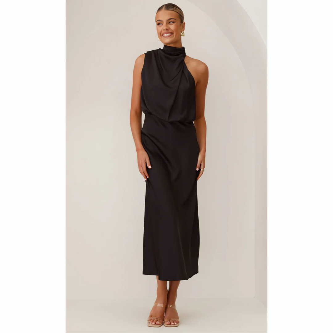 Iza | Elegancka sukienka z jedwabiu