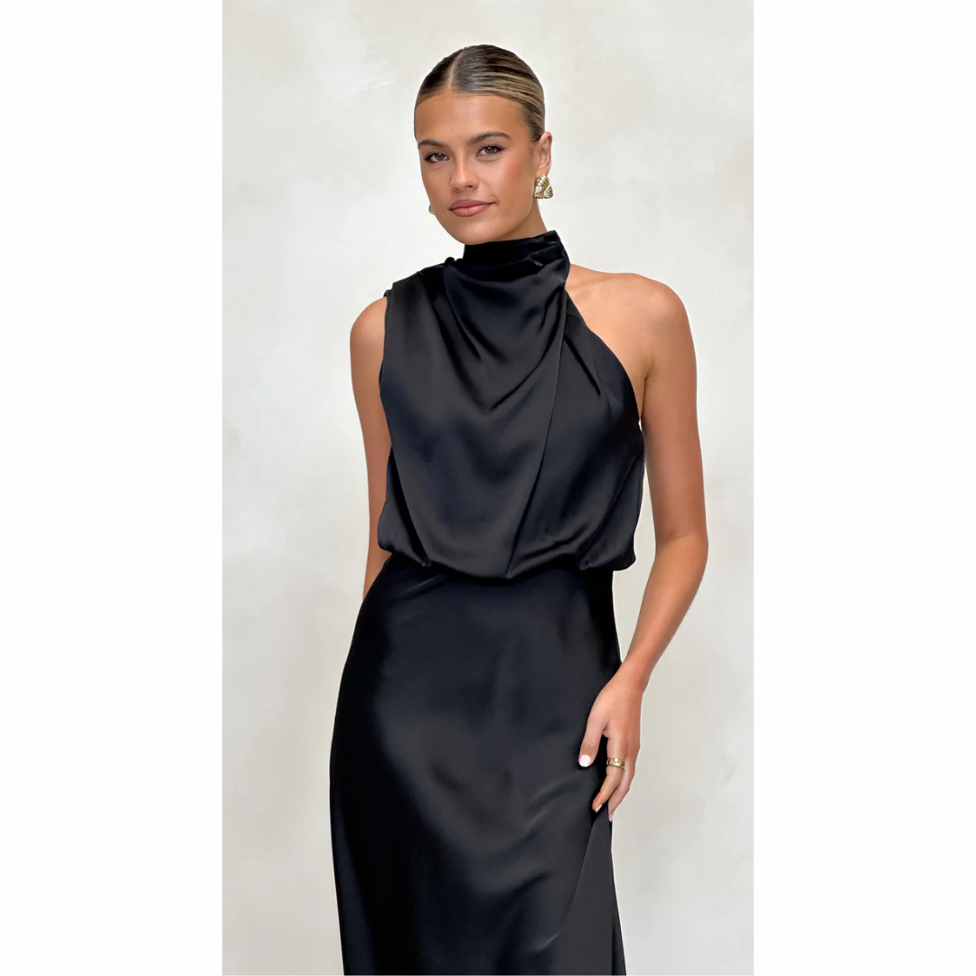 Iza | Elegancka sukienka z jedwabiu