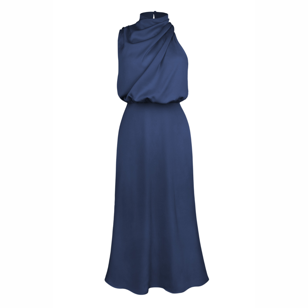 Iza | Elegancka sukienka z jedwabiu