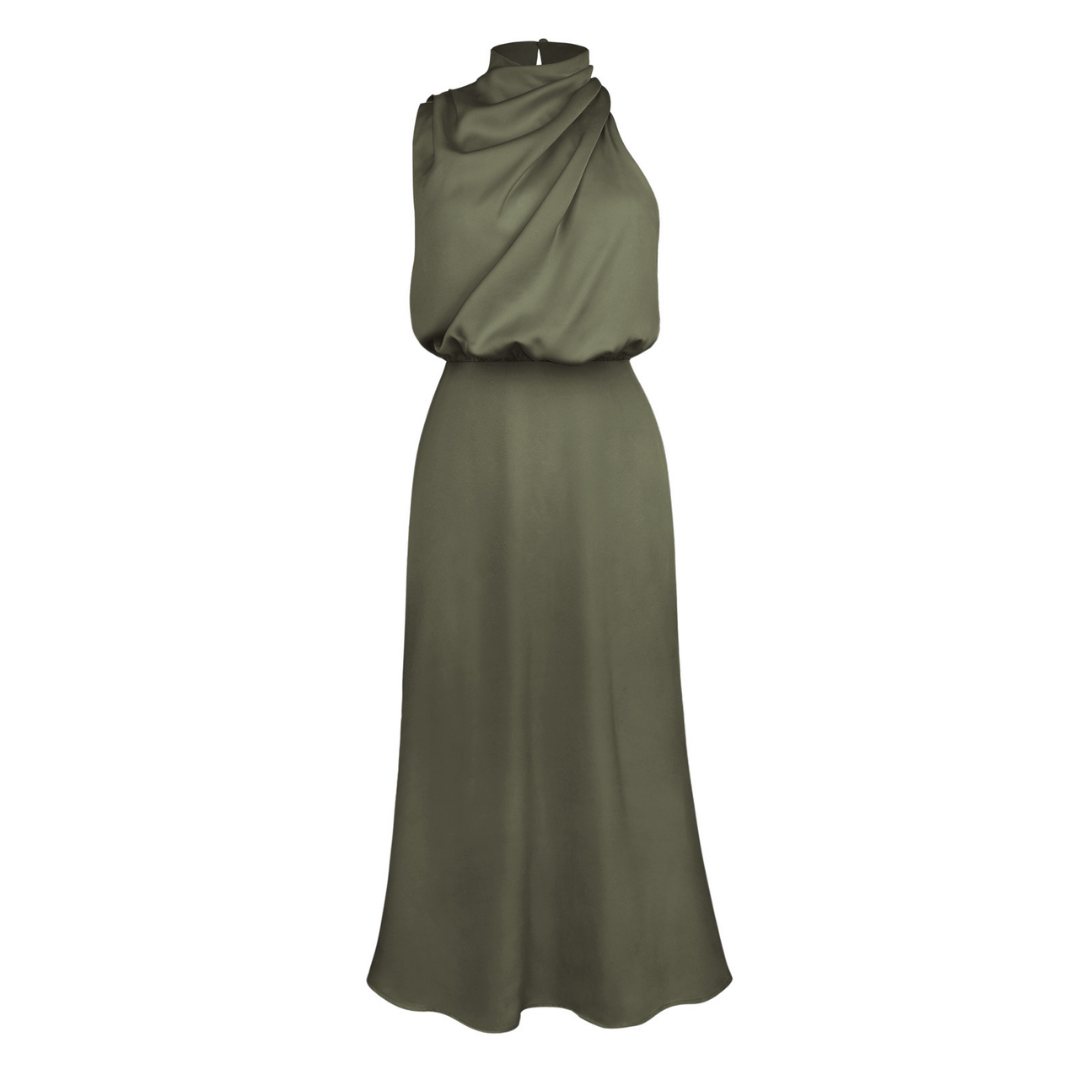 Iza | Elegancka sukienka z jedwabiu
