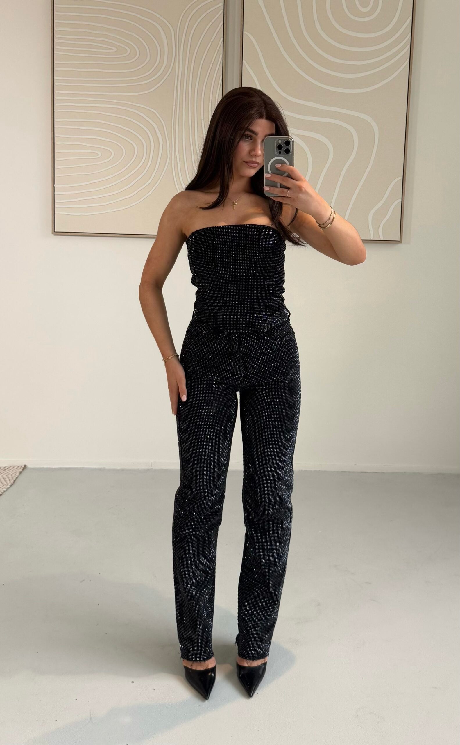 Alina | Bluzka z Brokatem