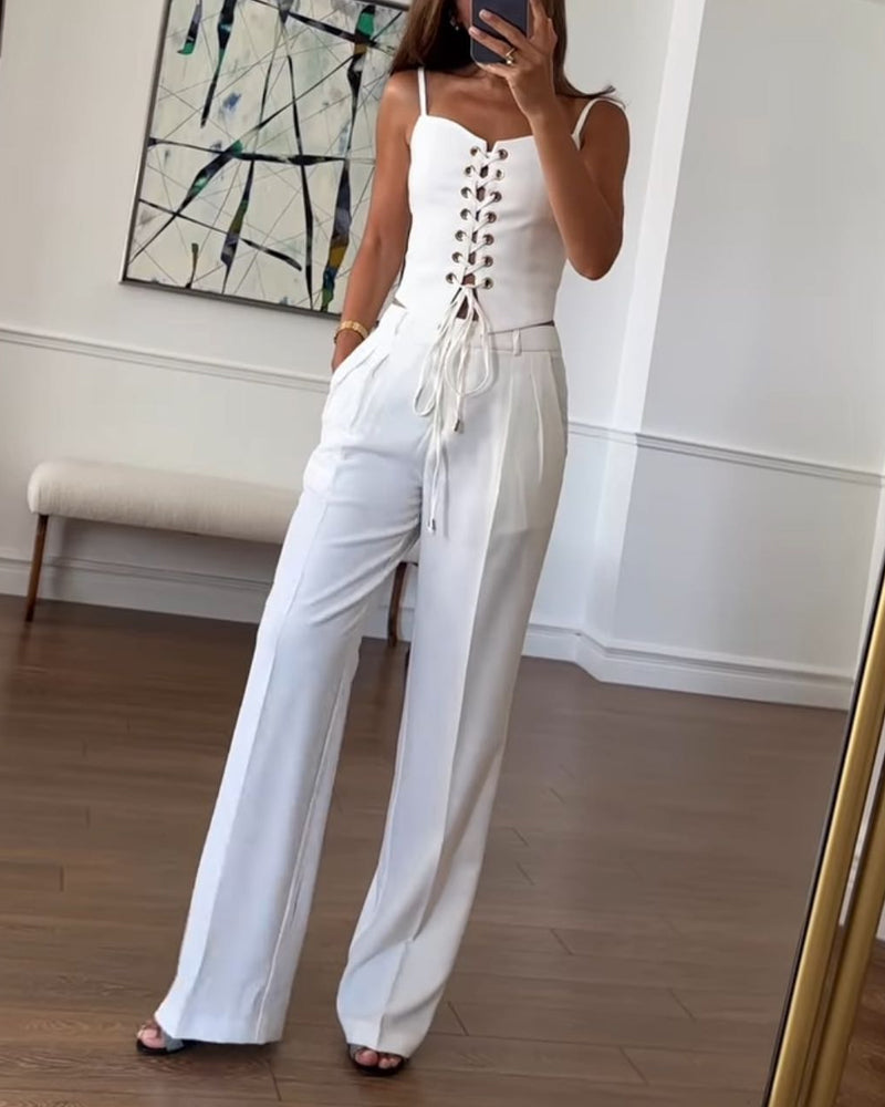 MILENA™ | Lniany zestaw