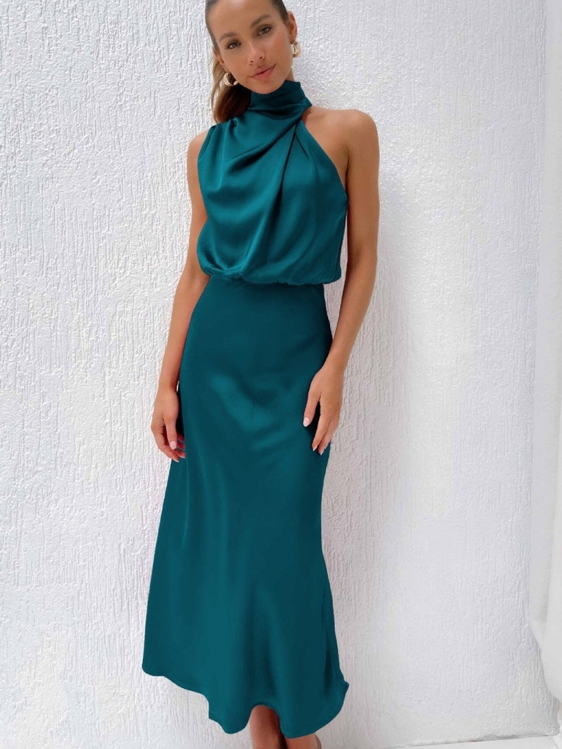 Iza | Elegancka sukienka z jedwabiu