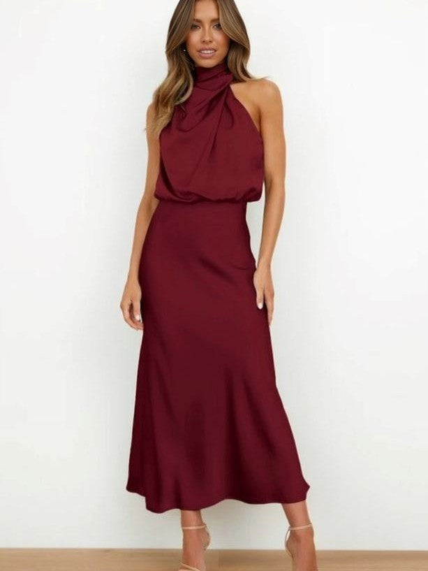 Iza | Elegancka sukienka z jedwabiu