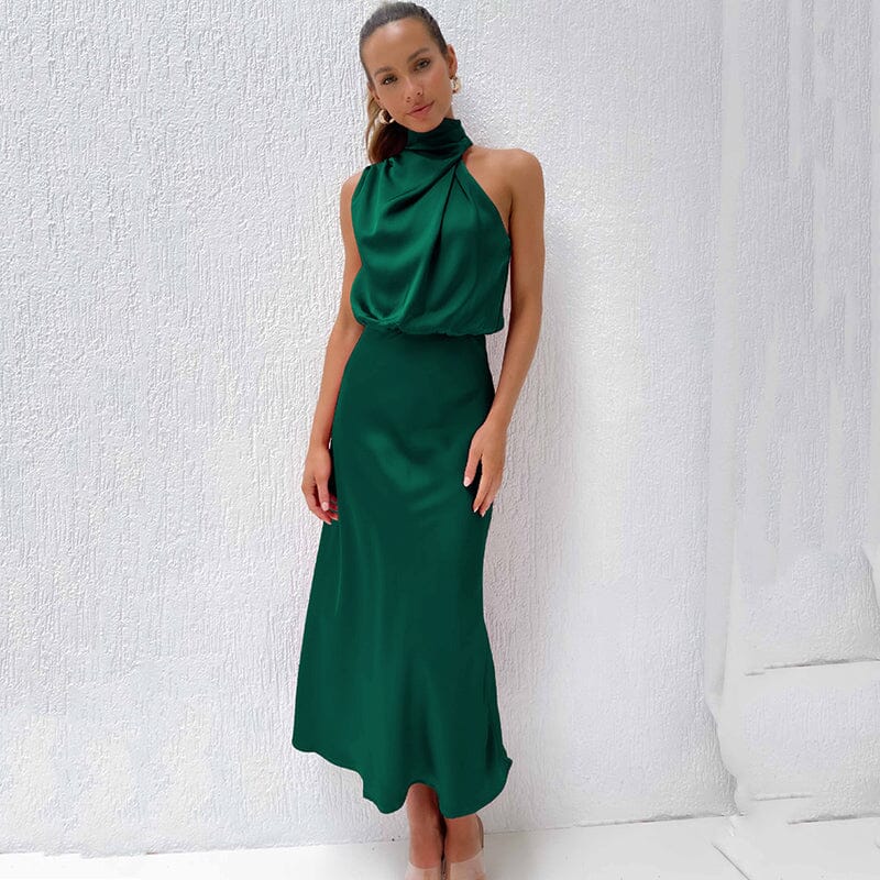 Iza | Elegancka sukienka z jedwabiu