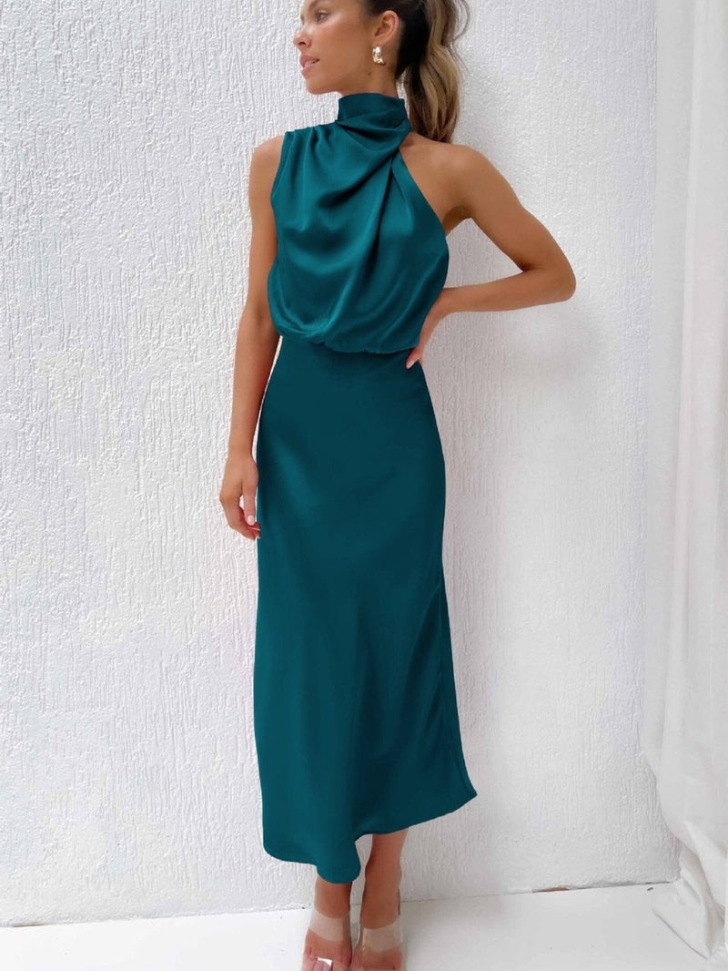 Iza | Elegancka sukienka z jedwabiu