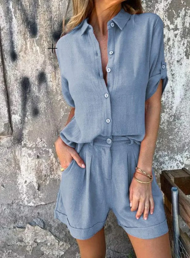 Linnea | Lekki komplet z lnu